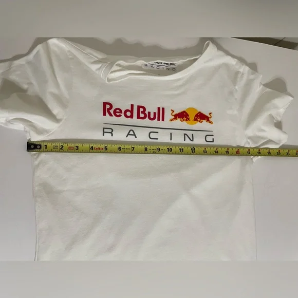 RED BULL Racing White Short Sleeve Graphic Tee Gives You Wings - Picture 6 of 7